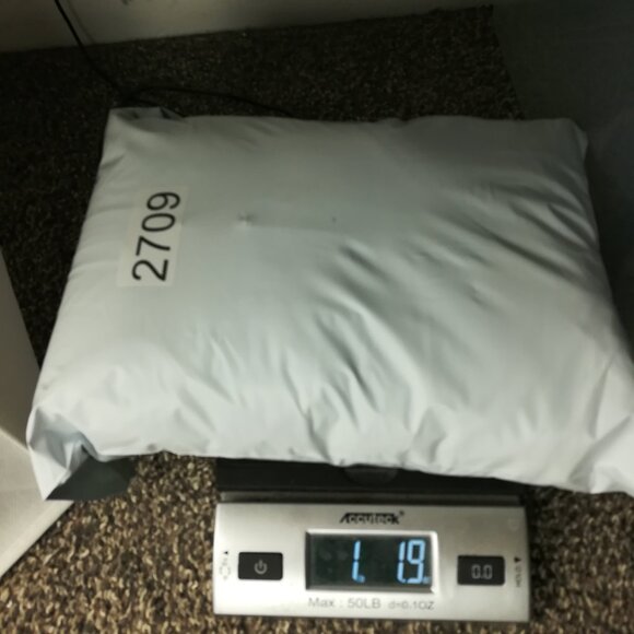 LL Bean Sweater Cardigan Extra Fine Merino Wool Cable Knit Blue Womens Medium - Picture 9 of 9